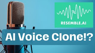 I Tried To Clone My Voice Using AI Resembleai [upl. by Ecissej]