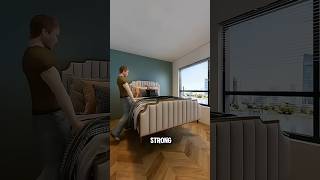 Popular Small Bedroom Design in 2024 shorts asmr interiordesign [upl. by Yarak691]