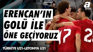 GOL Erencan Yardımcı Türkiye U21 10 Letonya U21  U21 Avrupa Şampiyonası Elemeleri  11102024 [upl. by Einafats304]