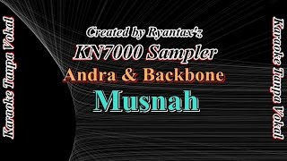 Karaoke Andra amp Backbone Musnah KN7000 Sampler [upl. by Male825]