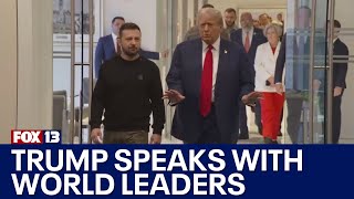 Trump speaks with world leaders about presidential win  FOX 13 Seattle [upl. by Jarv]