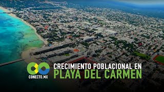 Crecimiento poblacional en Playa del Carmen [upl. by Atirabrab]