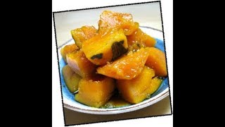 Recette japonaise Kabocha confite sur httpavosbaguettesblogspotjp [upl. by Adiaz]