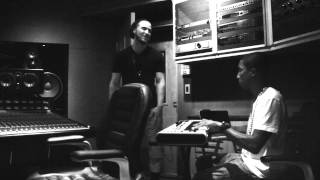 Mike Posner In Studio With Pharrell Williams [upl. by Hadwin]