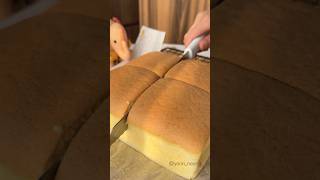 Taiwanese Castella Sponge Cake Recipe ☁️😋  퐁실 퐁실 대만 카스테라 만들기 [upl. by Veta]