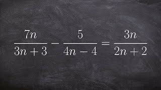 Solving a rational equation by factoring [upl. by Calley]