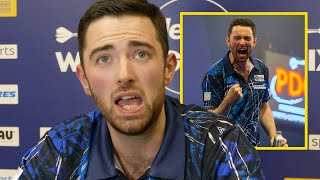 Luke Humphries EMOTIONAL REACTION to Gerwyn Price final win I WILL NEVER DOMINATE LIKE VAN GERWEN [upl. by Kassie468]