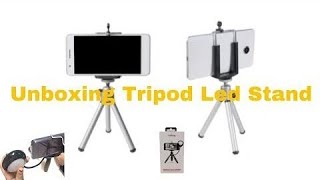 How To Use Tripod Led Stand  Review On Tripod Led Stand  Unboxing Tripod Led Stand  Unboxing VDO [upl. by Sedlik338]