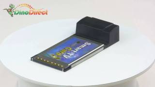 PCMCIA Cardbus Smart TV Tuner Card QS402 from Dinodirectcom [upl. by Ruhtracam]