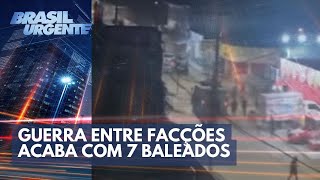 Guerra de facção 7 baleados no RJ [upl. by Namaj55]