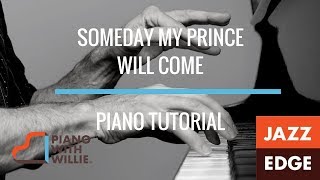 Learn to Play Piano at Home Some Day My Prince Will Come  Piano Tutorial by Jazzedge [upl. by Esidarap]