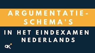 Argumentatieschemas in het eindexamen Nederlands [upl. by Dorin]