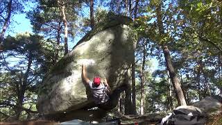 Fontainebleau  Les Mammouths  La Pervenche Citronnelle 7B [upl. by Fregger]