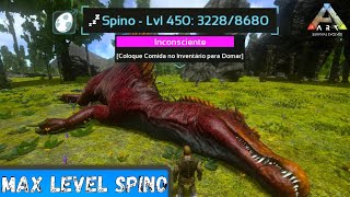 MAX LEVEL SPINO TAMING ARK SURVIVAL EVOLVED MOBILE EP20 S1 domando Spino level máximo [upl. by Ofilia668]