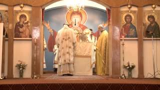 Divine Liturgy at St Mary Antiochian Orthodox Church of Berkley MI [upl. by Grodin]