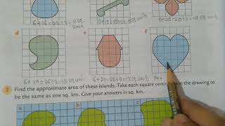 Ex12DHow to find area of irregular shapeChapter 12CBSE class 5 mathsOxford book [upl. by Ardnuhsal]