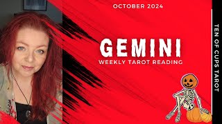 Gemini Tarot quotYoure About To Meet Your Matchquot October 2024 [upl. by Ellatsirhc]