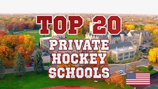 Top 20 Private Hockey Schools 2021 [upl. by Adnilre]