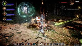 Dragon Age Inquisition Knight Enchanter Last fight TrespasserDLC [upl. by Veal]