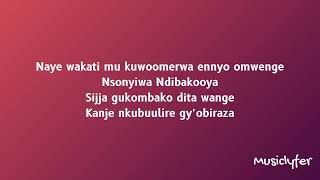 Buladina  Paul Kafeero Lyrics Buladina ndibakoya [upl. by Lowrance186]