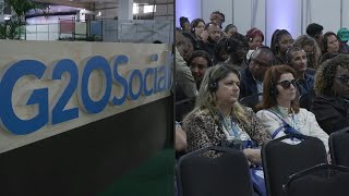 G20 Social o toque popular de Lula antes da grande cúpula de chefes de Estado  AFP [upl. by Nanor486]