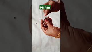 Diy Ring😱 youtubeshort diyringviralcraft uniqueampeadycrafteraditi manjuwaykar [upl. by Nivlek]