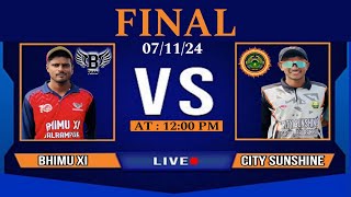 DAY4 MTNO  07 BCL 4  FINAL MATCH  CITY SUNSHINE  BCL  vs BHIMU XI BALRAMPUR  BCL [upl. by Edwards]