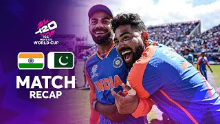 India orchestrates memorable win over Pakistan  Match Recap  IND v PAK  T20WC 2024 [upl. by Yragerg]