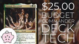 Trostani Discordant  EDH Budget Deck Tech 25  Tokens  Magic the Gathering  Commander [upl. by Ko]