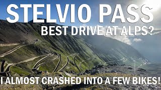 STELVIO PASS  Driving to the top of the most epic Alpine pass in BMW M2  near misses with bikes 4K [upl. by Keyser]