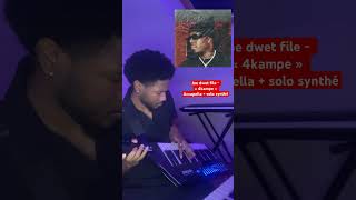 Joe dwet file « 4kampe » accapella  solo synthé kompa joédwetfilétype gouyad [upl. by Porty610]