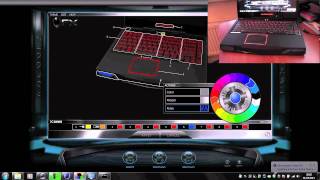 Alienware m14x AlienFX Feature  Configure the LEDs [upl. by Hplar]