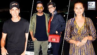 Celebs At Khandaani Shafakhana Screening  Akshay Kumar Sonakshi Ayushmann  LehrenTV [upl. by Langan2]