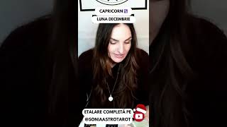 CAPRICORN ♑️ LUNA DECEMBRIE SHORT tarot [upl. by Libbie876]