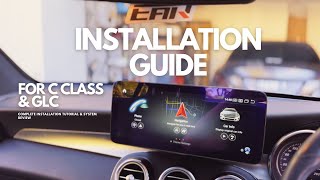 MercedesBenz Android 130 Display FULL Installation Guide For CGLC Class W205X253  2015  2019 [upl. by Heinrik]