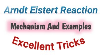 Arndt Eistert Reaction Mechanisms with example Name reaction [upl. by Acinorev165]