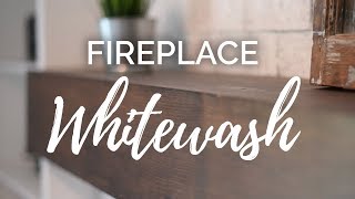 Fireplace Whitewash [upl. by Allx]