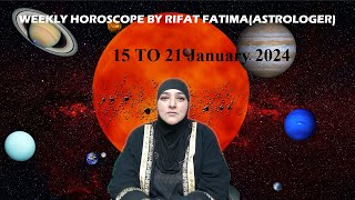 Rifat Fatima Live Stream 15 To 21Jan 2024  weekly horoscope astrologer Birth stone Part 2 [upl. by Selina219]