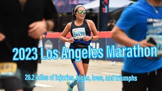 2023 Los Angeles Marathon Vlog training through injuries and race day highslowstriumphs [upl. by Sunny848]