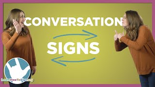 30 Signs You Need to Know for Basic ASL Conversations [upl. by Irrep]