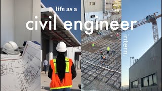 Life of a Civil Engineer  Site Engineer Intern 👷🏽‍♀️🤎🏗 [upl. by Mercola]