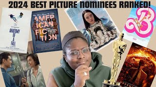 2024 Best Picture Nominees Ranked [upl. by Ardnossak]