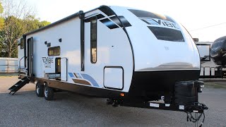 Best Selling Bunkhouse Travel Trailer  2021 Forest River Vibe 28BH  With Solar [upl. by Idnyc]