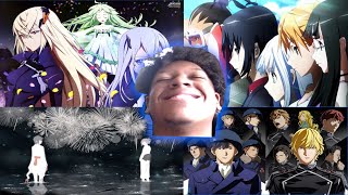 SAT REACTS 3  Shinsekai Yori ED 1 Beatless OP 2 Arpeggio of Blue Steel OP ETC BLIND REACTION [upl. by Zarihs]