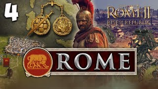 BREAKING THE SIEGE OF VEII Total War Rome II  Rise of the Republic  Rome Campaign 4 [upl. by Ranite]