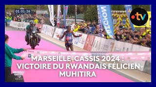 MarseilleCassis 2024  le Rwandais Félicien Muhitira simpose au terme dune échappée folle [upl. by Cresida393]