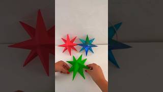 DIY Tuto déco de Noël facile et féerique ✨ Étoile de Noël en papier qui transforme ton sapin 🎄⭐✨ [upl. by Borszcz]