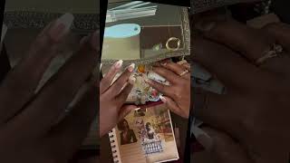 Brown Theme🤎🤎🤎Soulful Scrapbooking✨💫asmrjournal inspiration journaladdict journalwithme [upl. by Bobseine495]