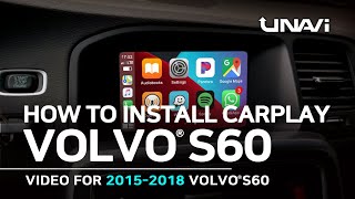 How to install APPLE CARPLAY ANDROID AUTO for VOLVO S60 DISASSEMBLY PROCESS [upl. by Seligmann]