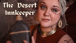 ASMR 🍻 A Night at the Desert Inn 🏜️ Drinks and Town Gossip with a Desert Elf SoftSpoken Roleplay [upl. by Harrietta]